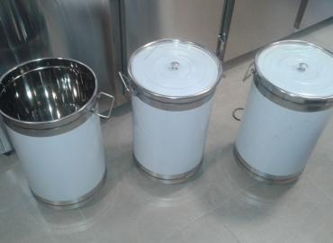 Frigo Bel stainless steel garbage cans