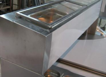 Cooling tables, bars, pizza tables